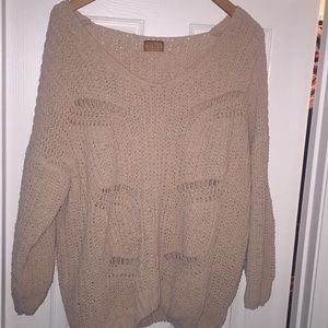 Free people over sized sweater.